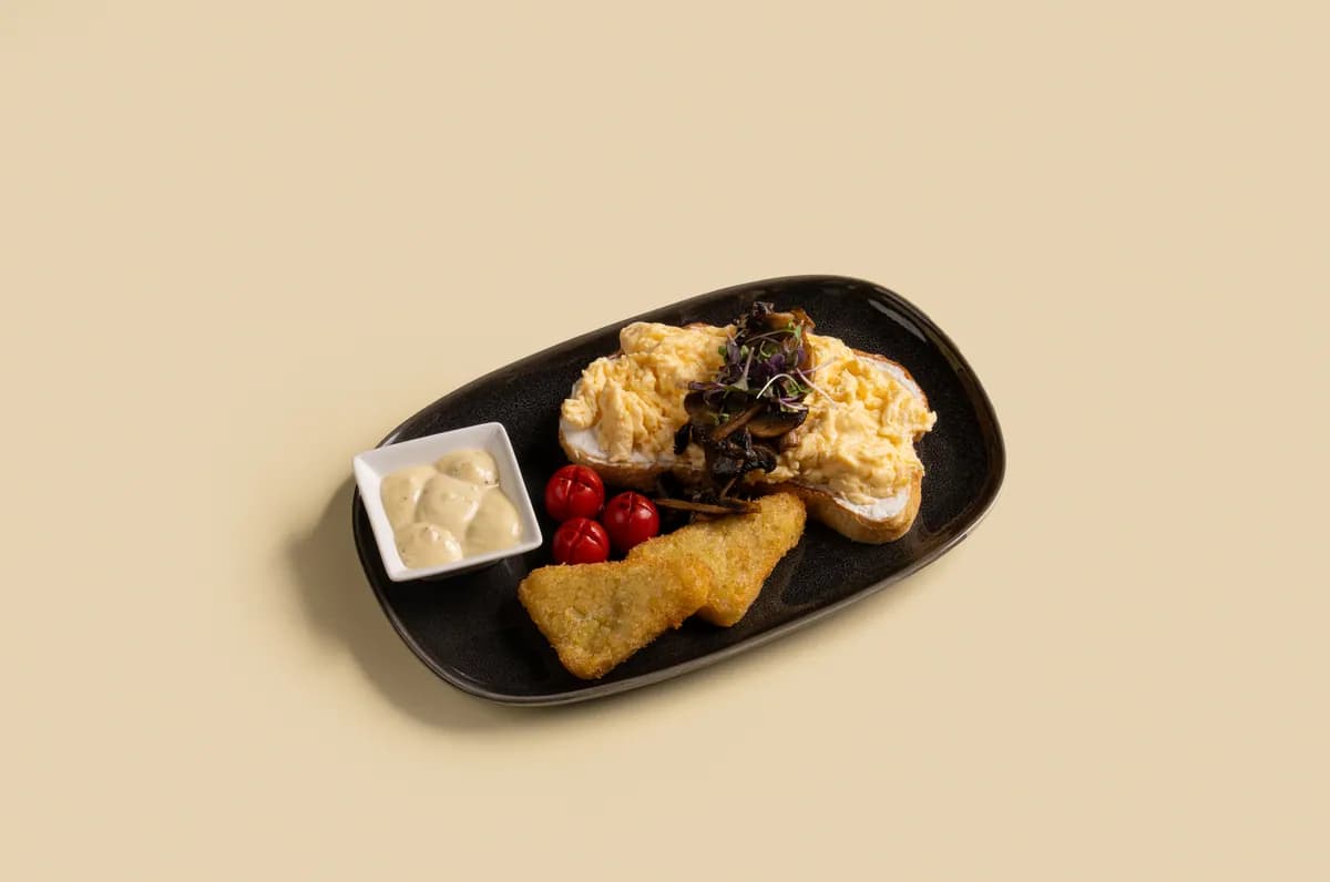 Scrambled Eggs Plate