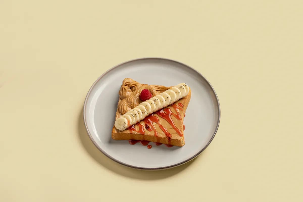 Peanut Butter And Jam Toast